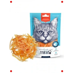 Fırınlanmış Tavuklu Yumuşak Taneli Kedi Ödülü 80g