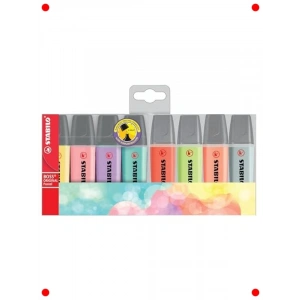 Fosforlu Kalem Seti, 8li, Çeşitli Renkler