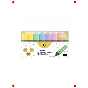 Fosforlu Kalem Seti, 8 Renk