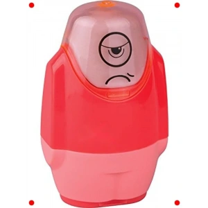 Fosforlu Kırmızı Silgili Kalemtıraş