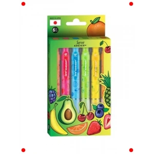 Fosforlu Meyve Serisi Mekanik Kurşun Kalem Seti (6lı)
