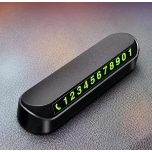 Fosforlu Numaratör Araç Park Telefon Numarası Göstergesi, Aç-Kapa Sistemi