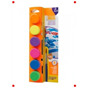 Fosforlu Yıkanabilir Tempera Sulu Seti (6 Renk)