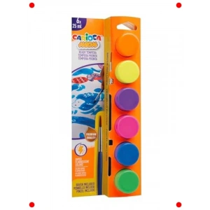 Fosforlu Yıkanabilir Tempera Suluboya Seti (6 Renk)