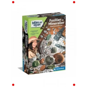 Fosiller ve Mineraller Kazı Keşif Seti