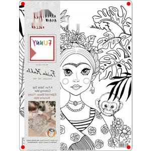 Frida Temalı Eğlenceli ma Matı (30x40 cm)