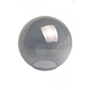 Füme Gri Parlak Avize Abajur, 15 cm Çapında Şık Tasarım