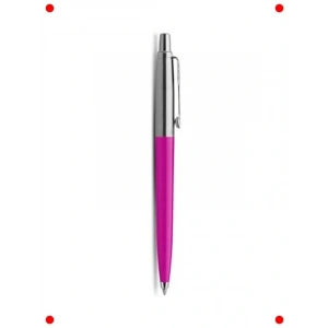 Fuşya Krom Detaylı Tükenmez Kalem