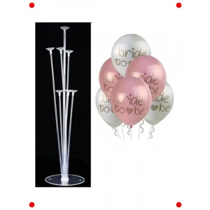 Gelin Temalı Parti Balon ve Stand Seti (10 Adet)