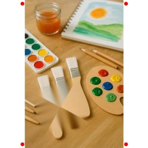 Geniş Alan Duvar & Zen Fırça Seti (3lü)