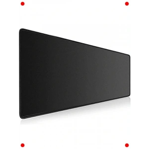 Geniş Dikişli Kenar Oyuncu Mouse Pad - 90x40 cm Siyah