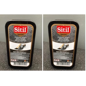 Geniş Kutulu Siyah Parlatıcı Sünger - 2li Paket