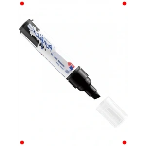 Geniş Uçlu Siyah Akrilik Kalem - Su Geçirmez