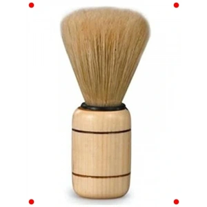 Gerçek Kıllı Ahşap Saplı Lüks Sakal Fırçası 11cm