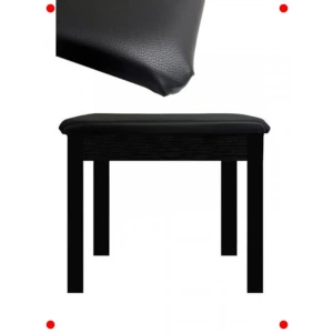 Gizli Bölmeli Siyah Piyano Taburesi