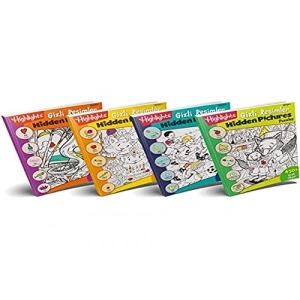 Gizli Resimler Puzzle Seti, 4lü Eğlenceli Oyun