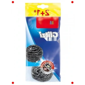 Glitzi Inox Çelik Bulaşık Teli (3lü Paket)