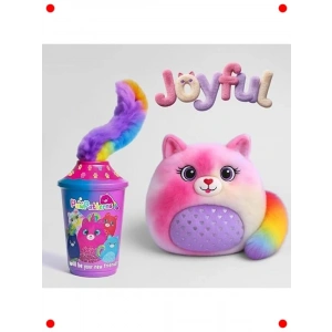 Gökkuşağı Kuyruklu Sürpriz Peluş Kedi