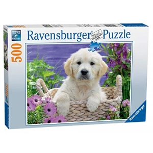 Golden Retriever Temalı 500 Parça Yapboz - Eğlenceli Oyun