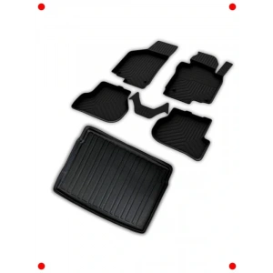 Golf 6 Uyumlu 4D Paspas & 3D Bagaj Havuzu (2009-2012)