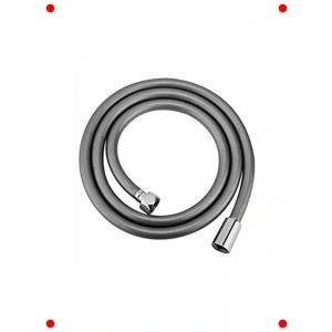 Gri Esnek PVC Duş Hortumu