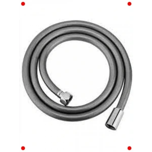 Gri Paslanmaz PVC Duş Hortumu, 150cm