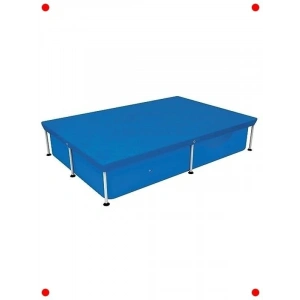 Gri PVC Havuz Örtüsü - Danıklı Koruma Brandası