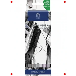 Gri Tonlarında Çift Uçlu Sanat Markörü, 6lı Set