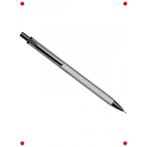 Gümüş Mekanik Kurşun Kalem - 0.7 mm Uç