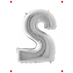 Gümüş Rakam Folyo Balon (16 İnç)