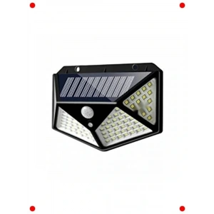 Güneş Enerjili 100 LED Sensörlü Dış Mekan Aydınlatma