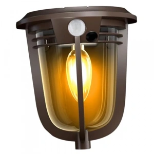 Güneş Enerjili Hareket Sensörlü Cob Led Duvar Aplik