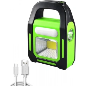 Güneş Enerjili ve USB Şarjlı LED Işıldak, Kamp Lambası