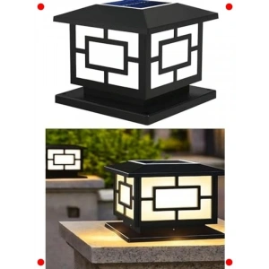 Güneşli Bahçe Aydınlatması (2 Adet, Küp)