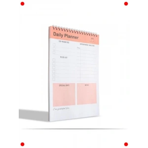 Günlük Planlayıcı Spiral Defter - Turuncu
