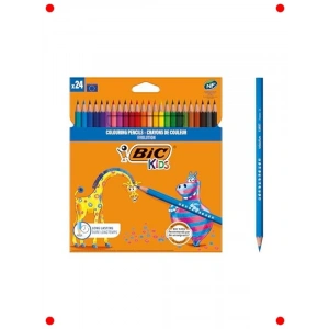 Güvenli Kuru Boya Kalemi 24lü, Kolay Açılır