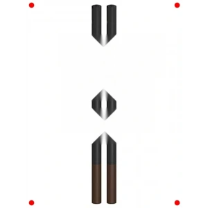 Güvenli Roller Kalem Yedek Ucu - Siyah