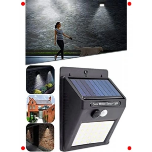 Hareket Sensörlü 20 LED Solar Duvar Lambası