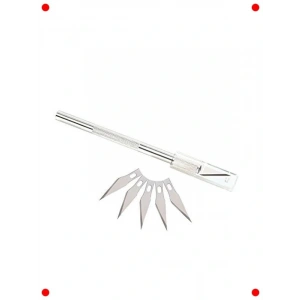 Hassas Kesim Hobi Bıçağı + 5 Yedek Uç