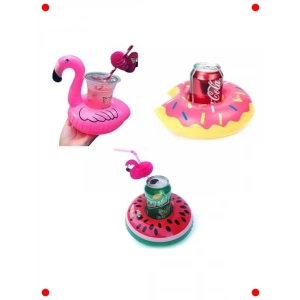 Havuz ve Deniz İçin 3lü Şişme Bardak Tutucu Seti