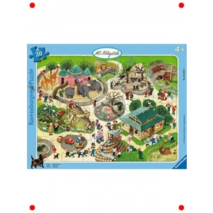Hayvanat Bahçesi 30 Parça Çerçeveli Puzzle