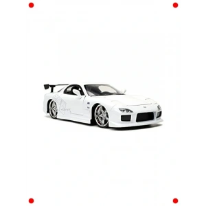 Hızlı Arabalar: 1993 RX-7 Model Arabası, Metal, 20 cm