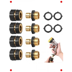 Hızlı Bahçe Hortumu Bağlantı Seti - Su Durdurma