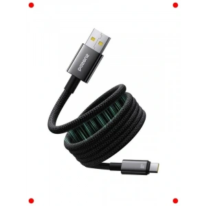 Hızlı Şarj USB-C Kablo 100W Siyah