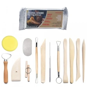 Hobi Çömlek Seti, 13 Parçalı Serak Aleti ile
