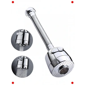 Hortumlu 3 Kademeli 360° Döner Su Tasarruf Musluk Başlığı