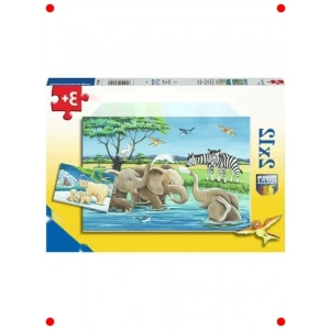 Hvan Yavruları Temalı 2x12 Parça Yapboz Seti