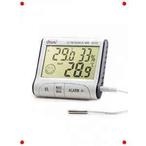 İç & Dış Ortam Termometre Nem Ölçer