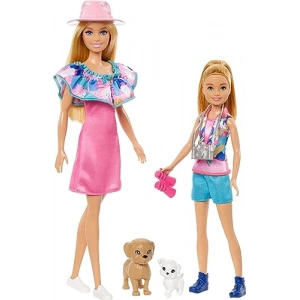 İkili Bebek Seti, Barbie ve Stacie ile 2 Evcil Köpek