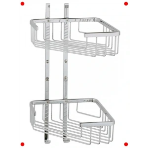 İkili Köşe Banyo Malzemelik Krom